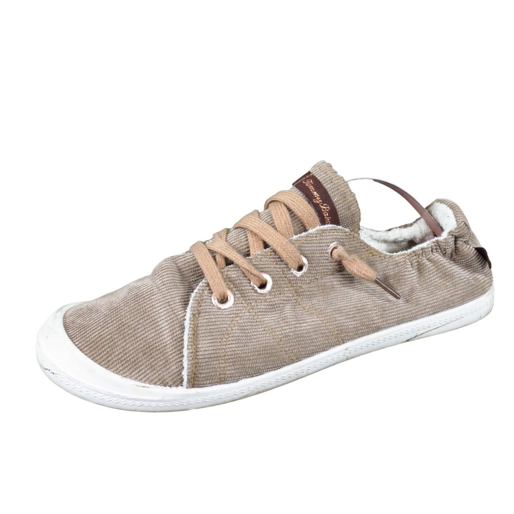 Tommy Bahama 01 283052 Womens Slip On Sneaker 8.5 Walking Brown Corduroy